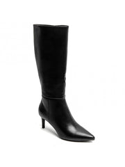 BOTA OLIVIA ALTA TACÓN KITTEN NEGRO