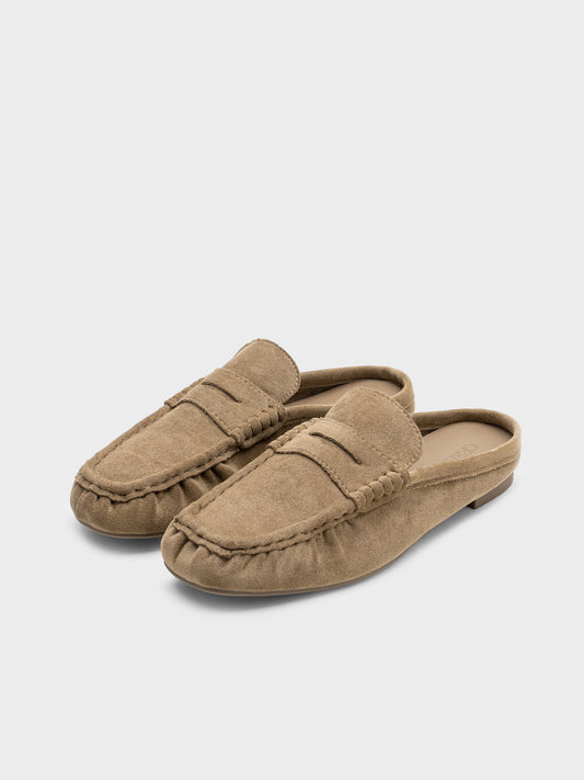 MOCASIN MULE ANTELINA KHAKI