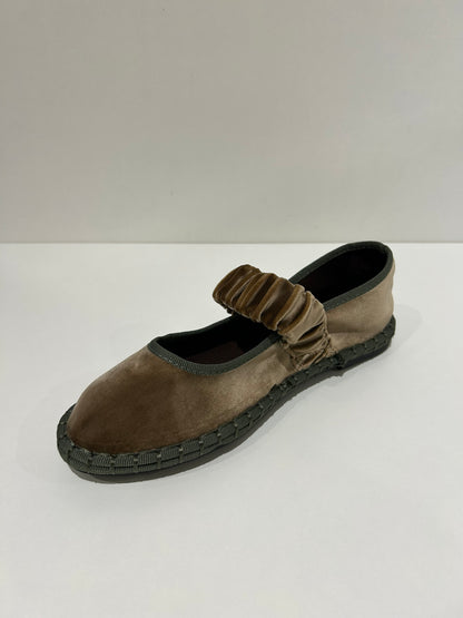 MERCEDITAS BEATRIZ CINTURÓN GOMA MOCHA/MOUSSE