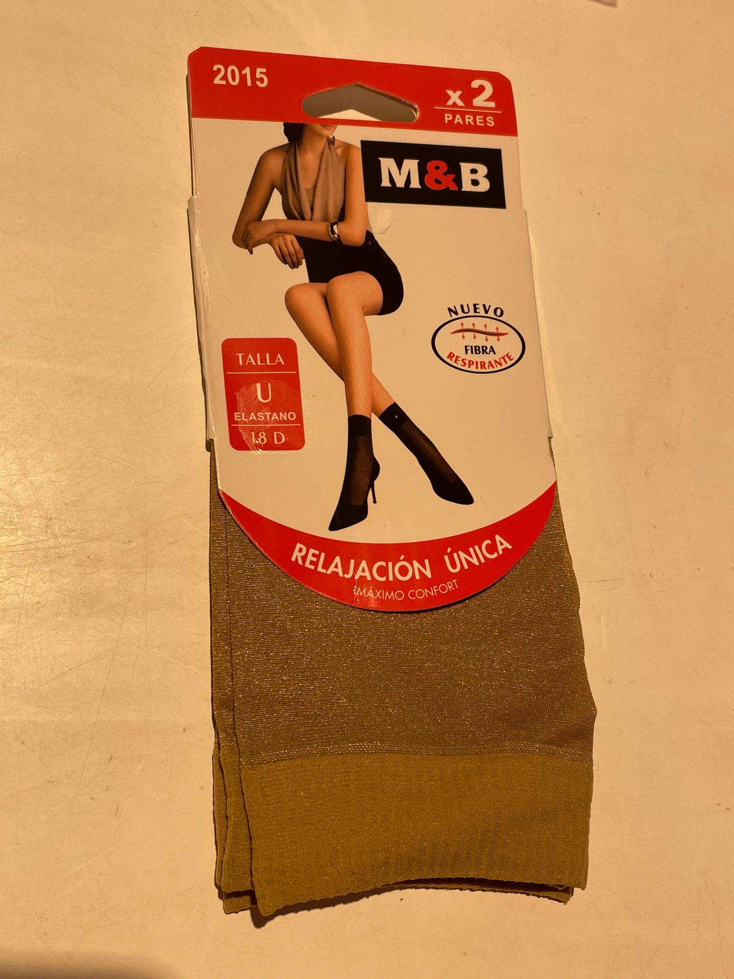 CALCETÍN NYLON NATURAL