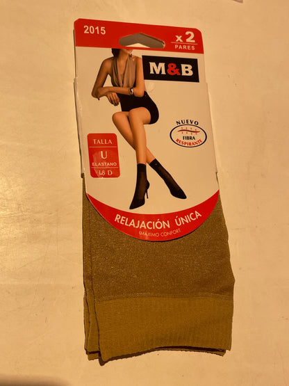 CALCETÍN NYLON NATURAL