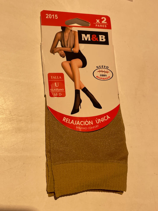 CALCETÍN NYLON NATURAL