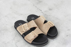 SANDALIA DOBLE BIO GOMA TAUPE