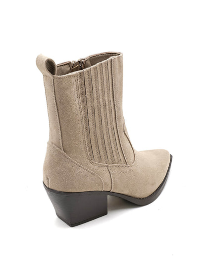 BOTÍN PIEL BEIGE