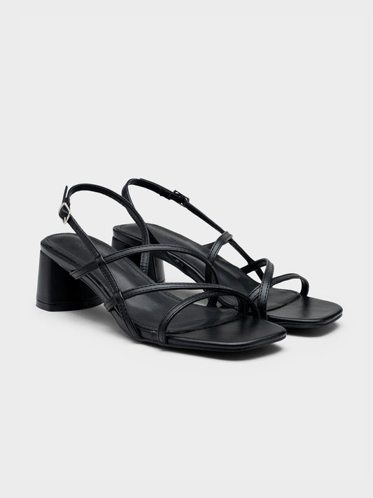 SANDALIA TACON DOLORES BLACK