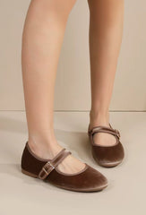BAILARINAS HEBILLA CUADRADA KHAKI