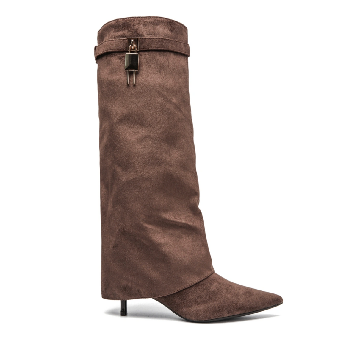 BOTA POLAINA TACON KITTEN EZIA MOKA