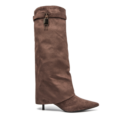 BOTA POLAINA TACON KITTEN EZIA MOKA