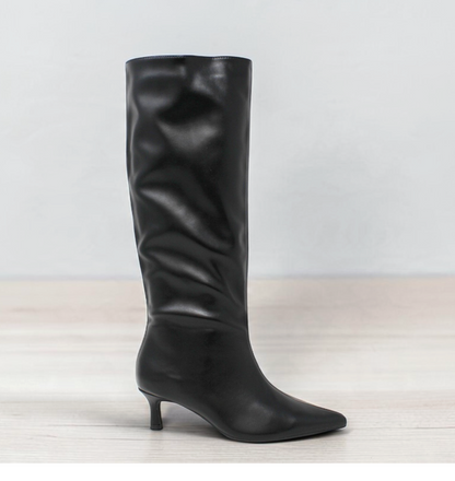 BOTA ALTA PUNTA TACON MEDIO PALOME NEGRO