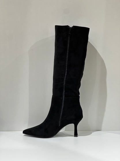 BOTA DIANA TACÓN KITTEN BLACK