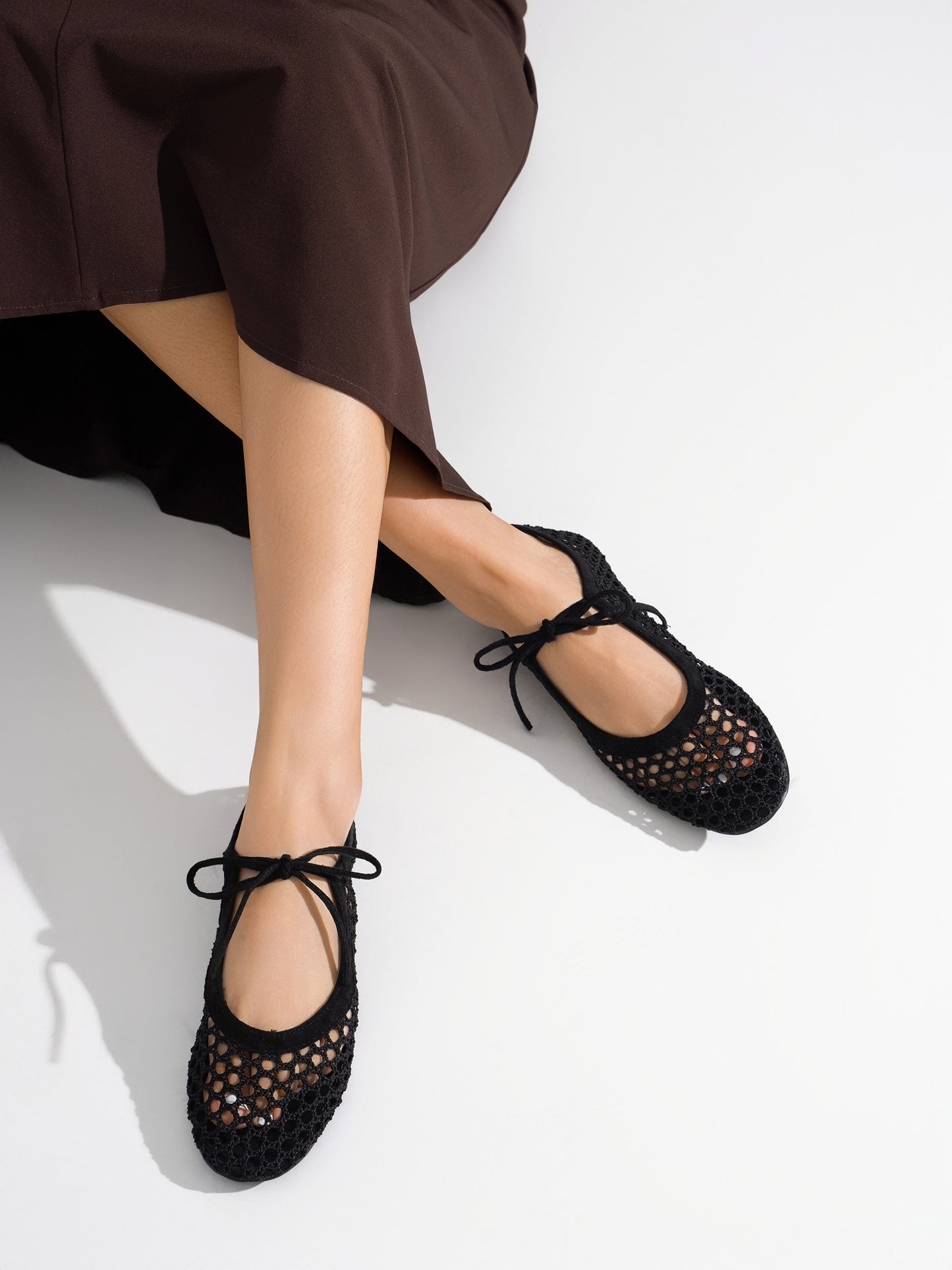 MERCEDITAS CALADAS RAFIA BLACK