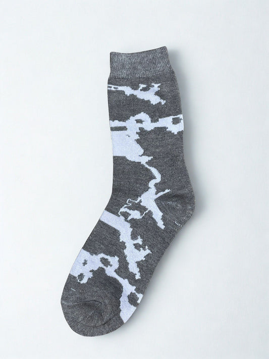 CALCETINES MANCHAS GRIS