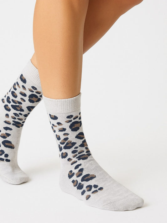 CALCETINES ANIMAL PRINT LEOPARDO