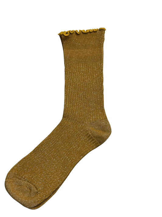 CALCETÍN BRILLO AMARILLO Nº3