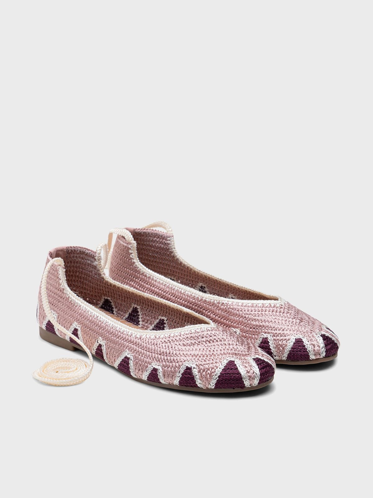 MERCEDITAS CROCHET ROMANA DUSTY PINK C