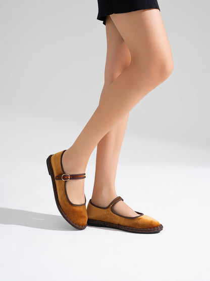 MERCEDITAS MIREIA TERCIOPELO COGNAC