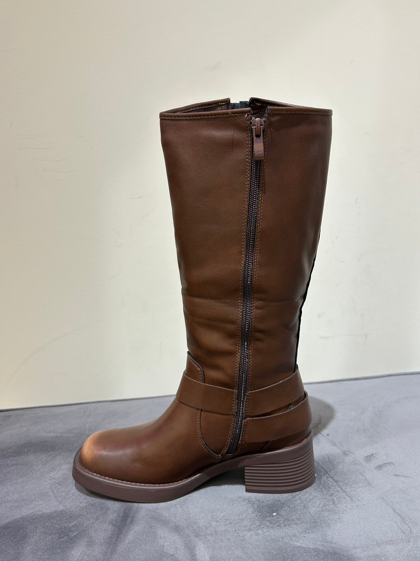 BOTA BIKER RAQUEL MARRÓN