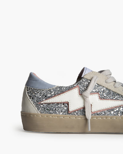 ZAPATILLAS RAYO BRILLOS PLATA