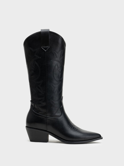 BOTAS COWBOY TIJUANA BLACK PU