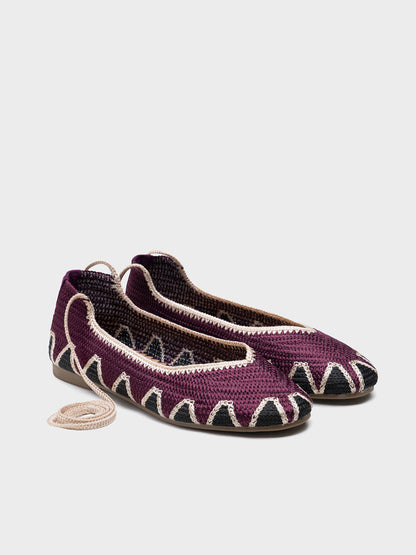 BAILARINA CROCHET ROMANA WINE C