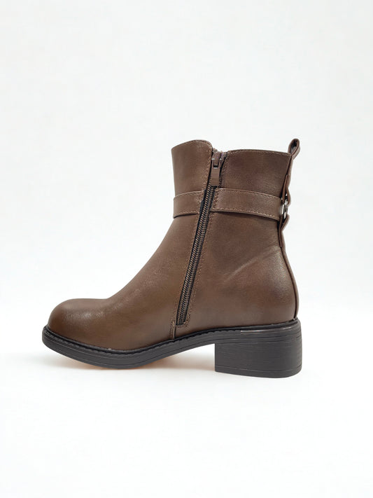 BOTÍN HEBILLA BROWN