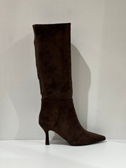 BOTA DIANA TACÓN KITTEN BROWN