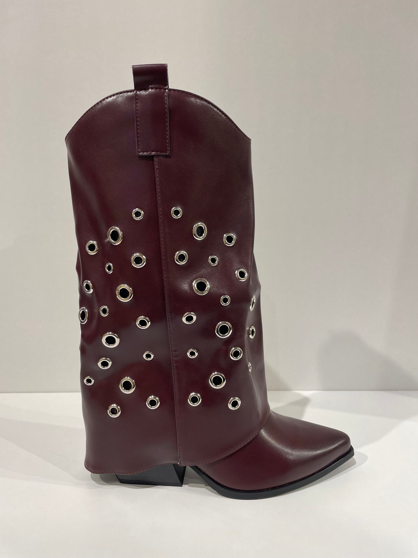 BOTA CAMILA POLAINA OJALES WINE RED