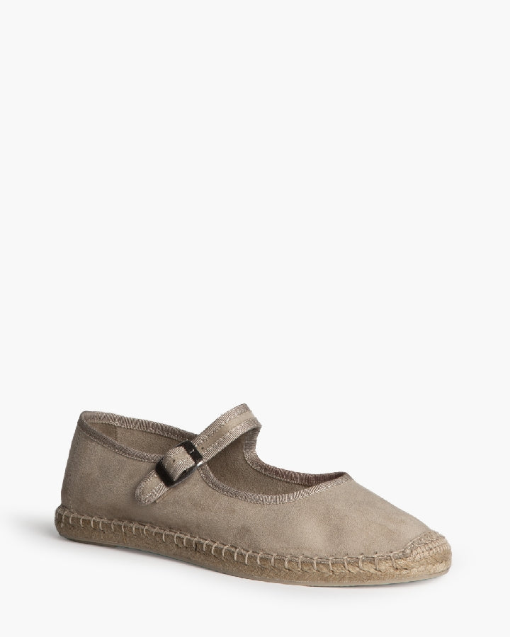 ALPARGATA MERCEDITAS YUTE TAUPE