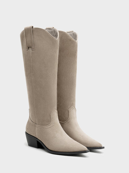 BOTA ALTA TACON MEDIO ZARAGOZA KHAKI
