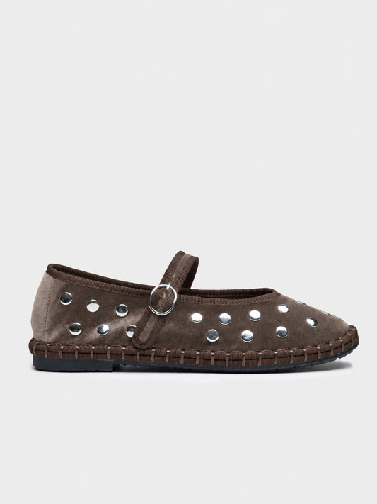 MERCEDITAS NAYLA TACHUELAS DK KHAKI
