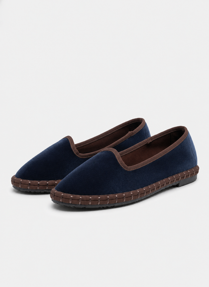 VENECIANA TERCIOPELO BLUE/BROWN