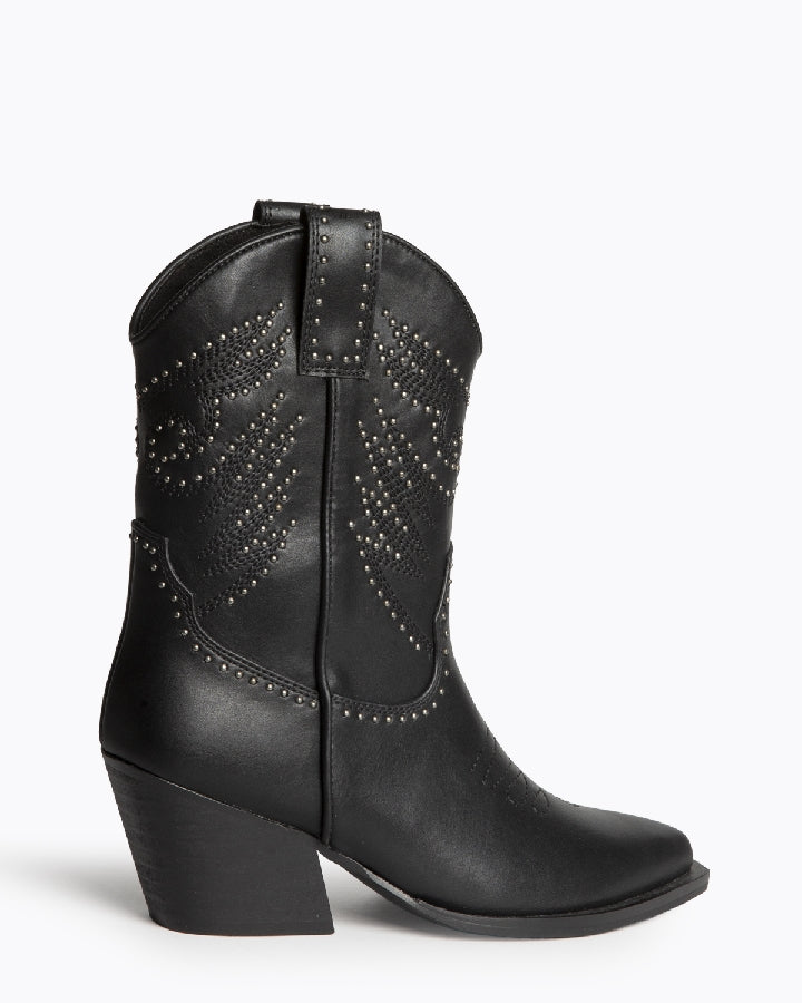 BOTIN COWBOY ROCK NEGRA