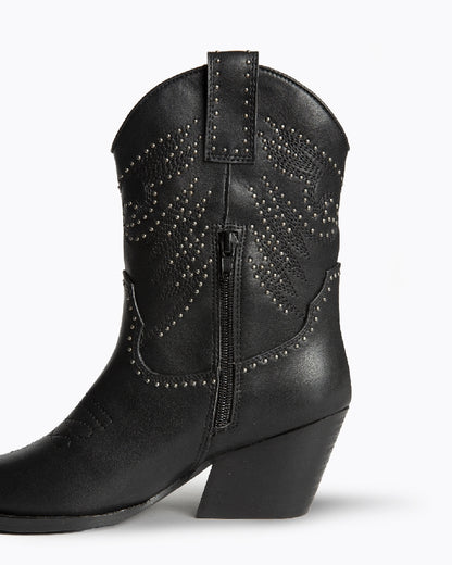 BOTIN COWBOY ROCK NEGRA