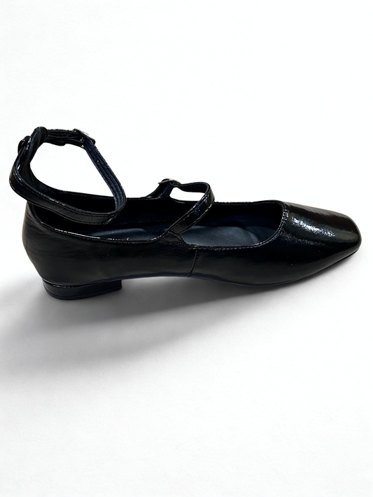 ZAPATO MARY JANE PUNTA REDONDA NEGRO