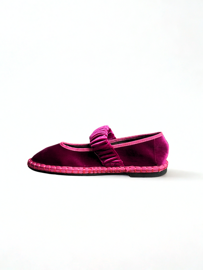 MERCEDITAS BEATRIZ CINTURÓN GOMA MAGENTA