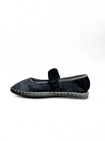 MERCEDITAS BEATRIZ CINTURÓN GOMA BLACK/GREY