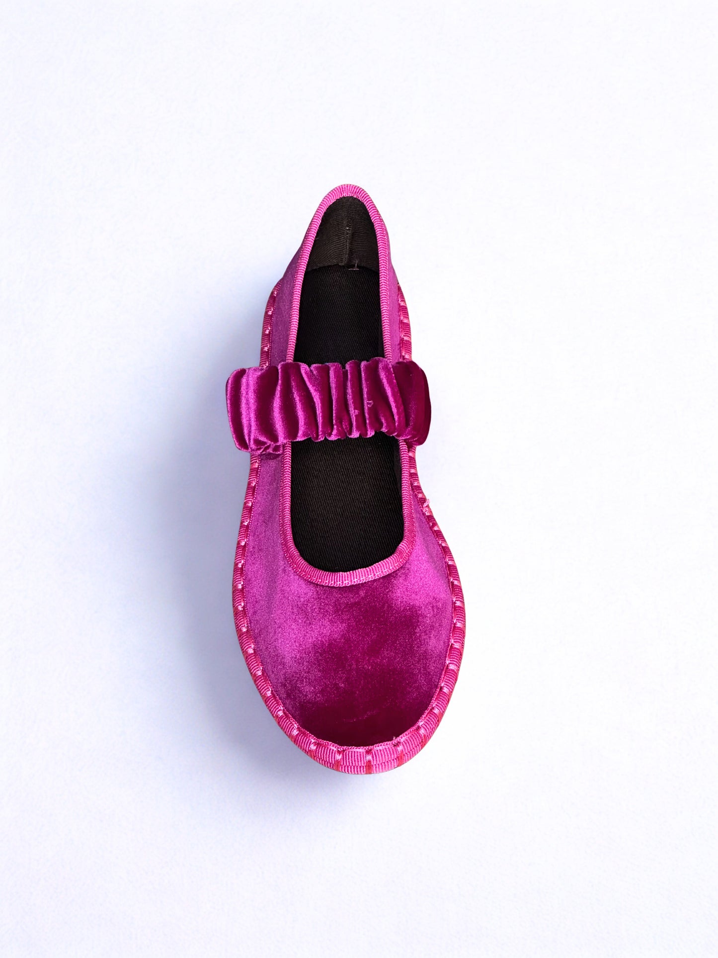 MERCEDITAS BEATRIZ CINTURÓN GOMA MAGENTA