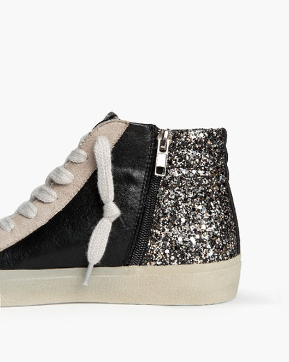 ZAPATILLAS CELIA BOTIN BRILLOS NEGRO