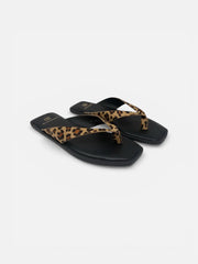 SANDALIA DEDO V LEOPARD