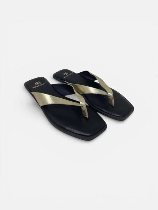 SANDALIA DEDO V GOLD