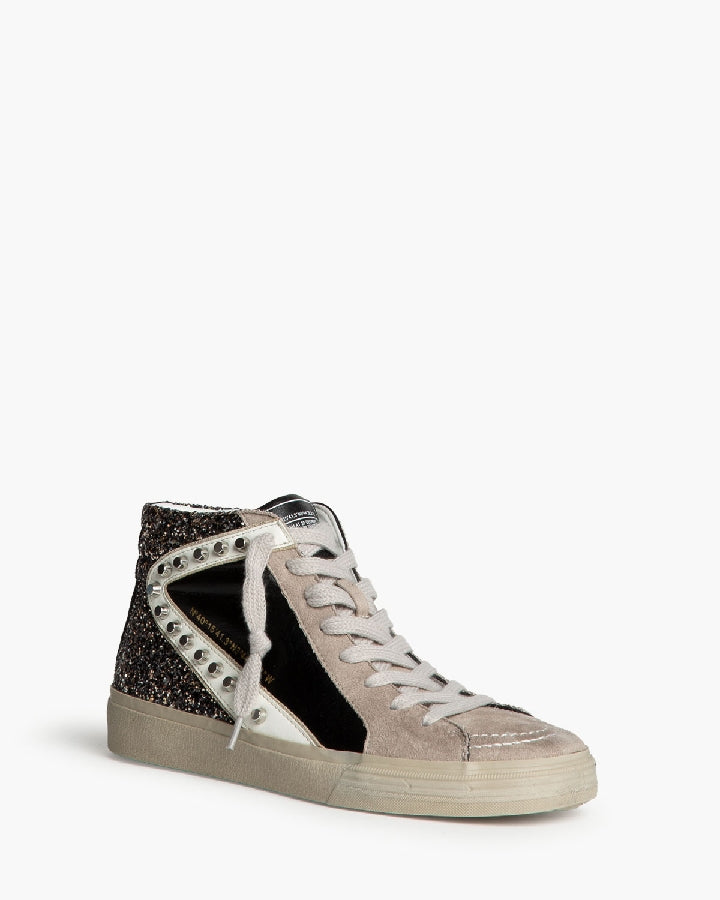 ZAPATILLAS CELIA BOTIN BRILLOS NEGRO