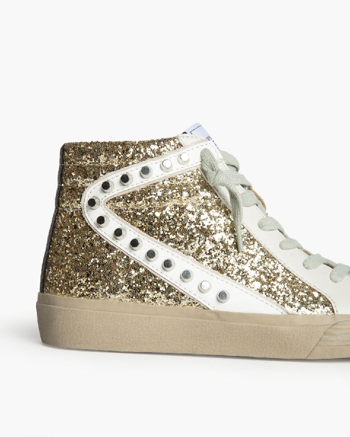 ZAPATILLAS CELIA BOTIN BRILLOS ORO