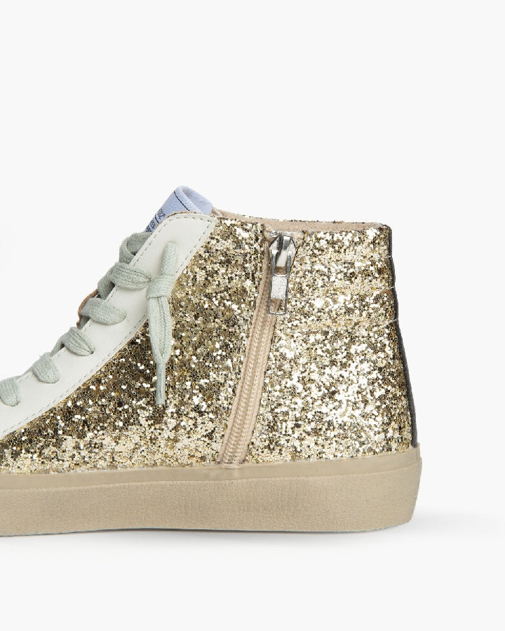 ZAPATILLAS CELIA BOTIN BRILLOS ORO