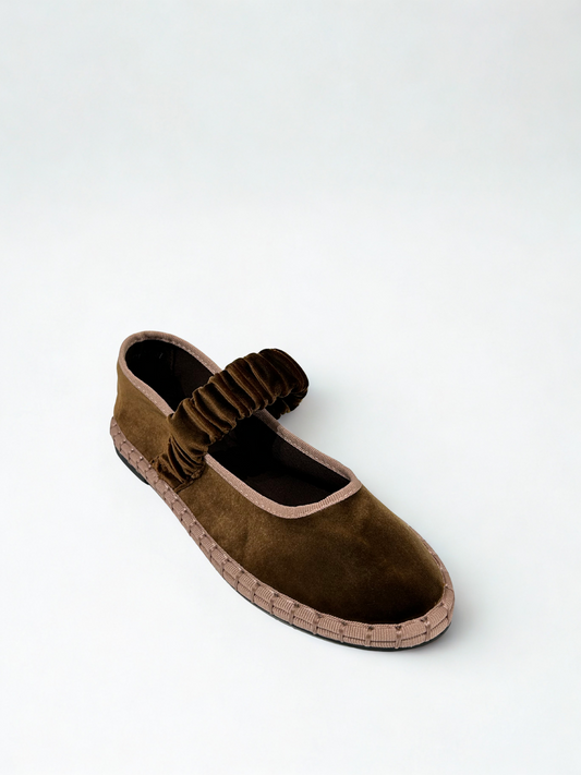 MERCEDITAS BEATRIZ CINTURÓN GOMA LT BROWN ROSA