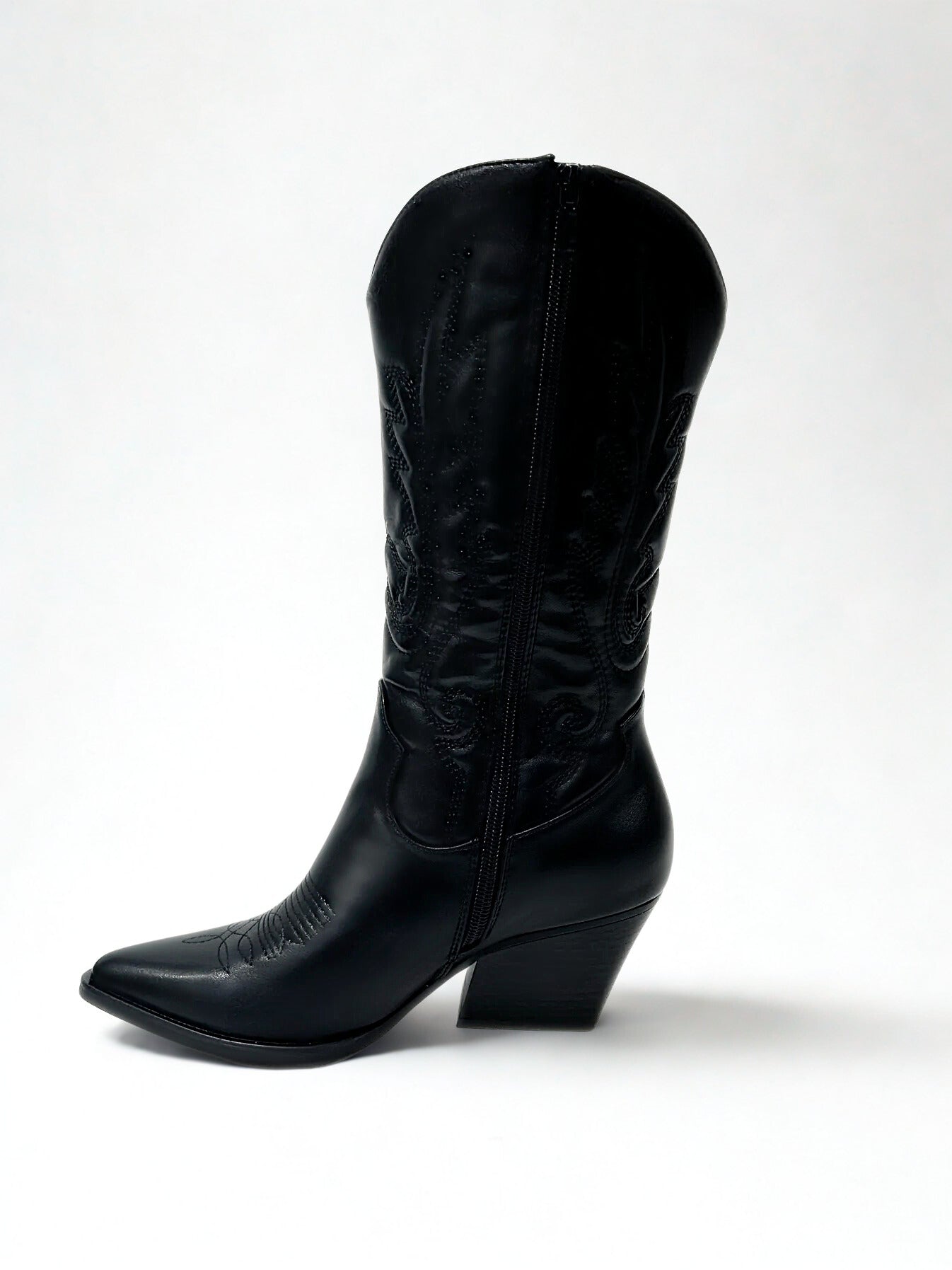 BOTA COWBOY CAROLINA NEGRA