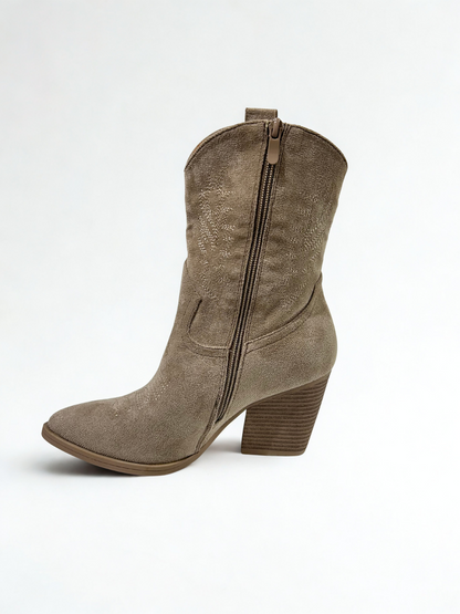 BOTÍN CLARA COWBOY BEIGE