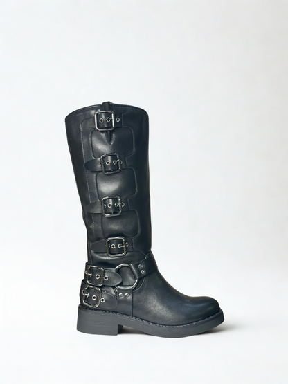 BOTA BIKER NURIA NEGRO