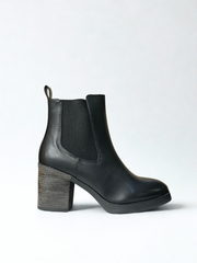 BOTIN FÁTIMA TACÓN NEGRO