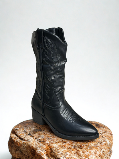 BOTA GALA COWBOY NEGRO