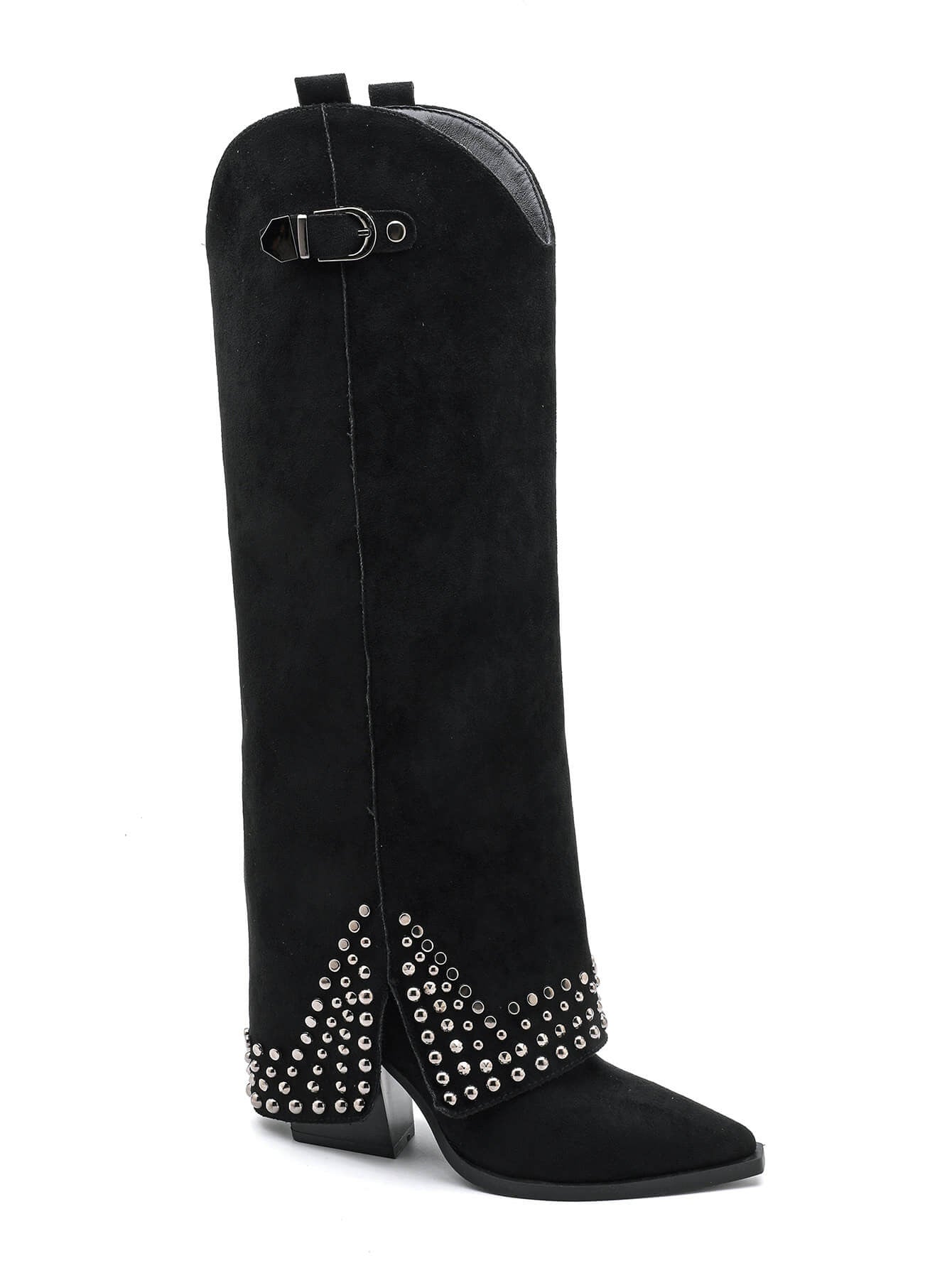 BOTA TERESA POLAINA TACHUELAS NEGRO